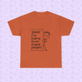 Funny 'Shhh! I'm Hiding From Stupid People' T‑Shirt