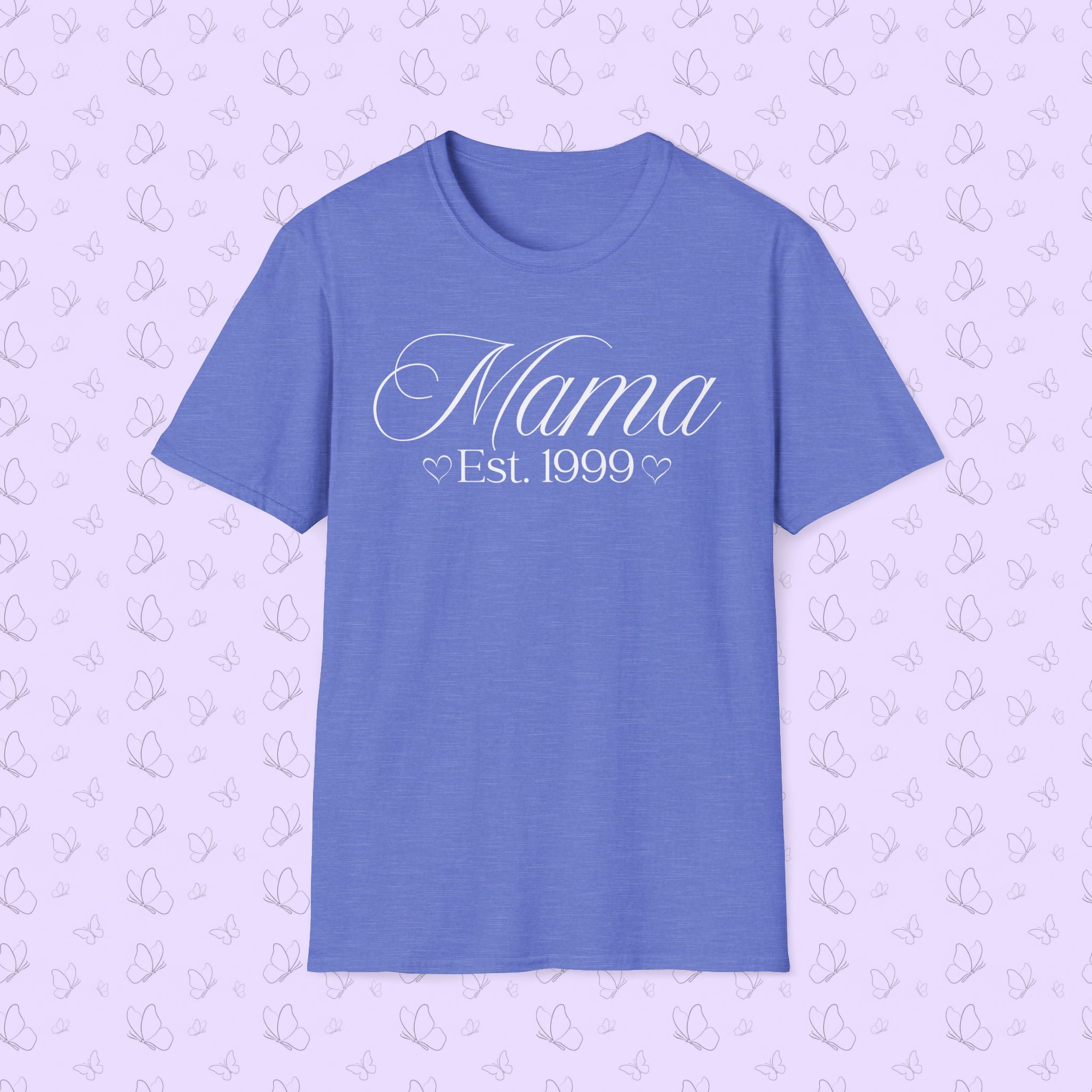 Mama Established Year T-Shirt — Customizable Mom Shirt
