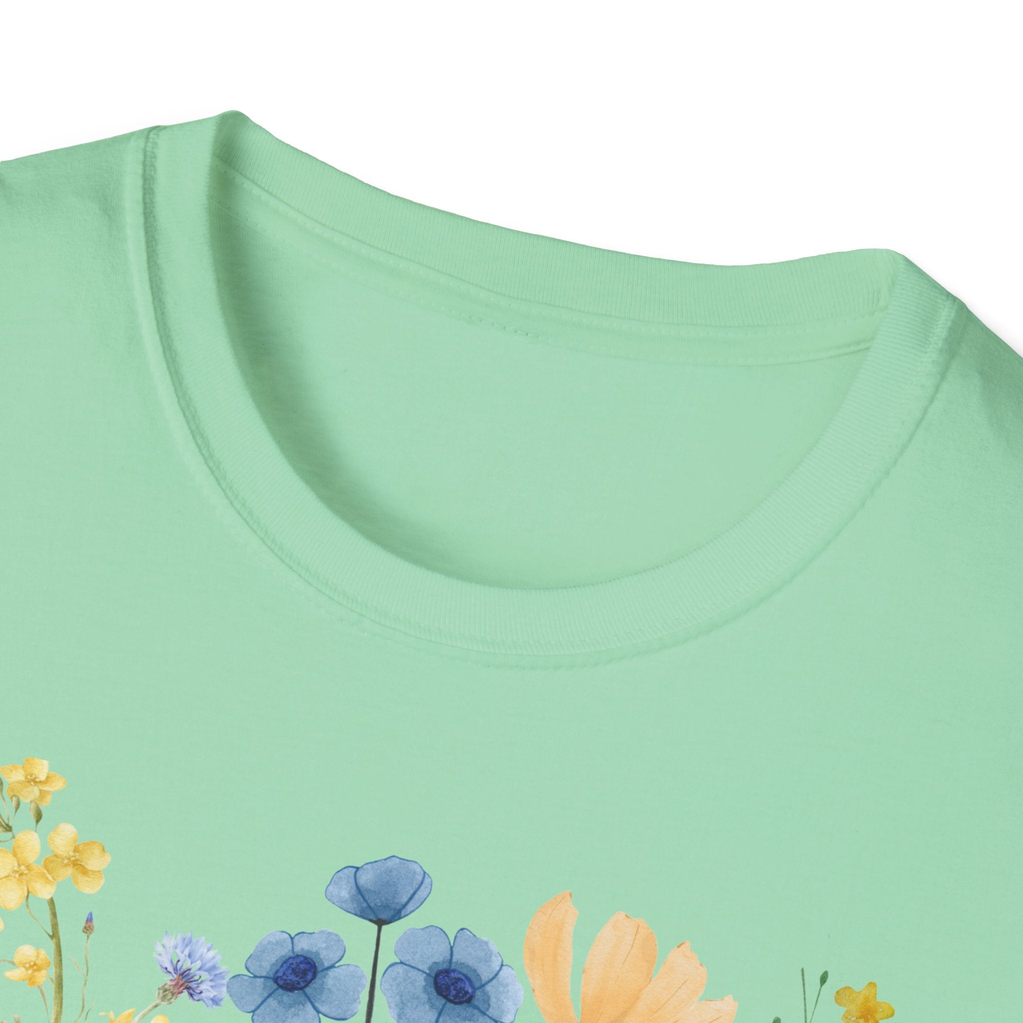 Breathe Wildflowers Tee — Watercolor Butterflies & Floral T-Shirt