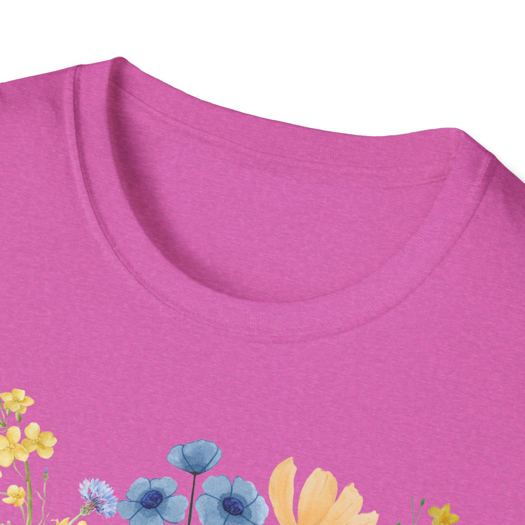 Breathe Wildflowers Tee — Watercolor Butterflies & Floral T-Shirt