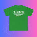 Sarcasm Defense Tee — "Sarcasm: The Body's Natural Defense Against Stupidity"