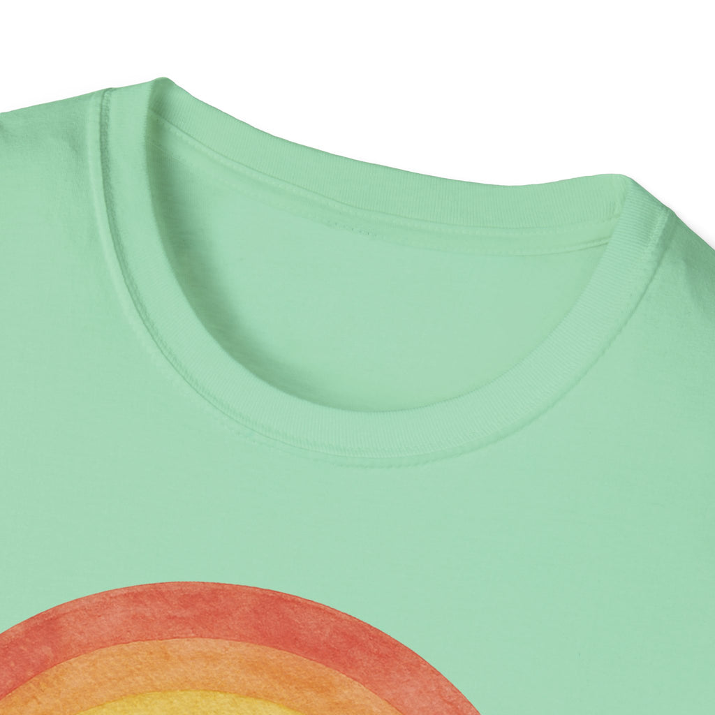 Be Kind…Of A Bitch Retro Rainbow T-Shirt — Funny Sarcastic Tee