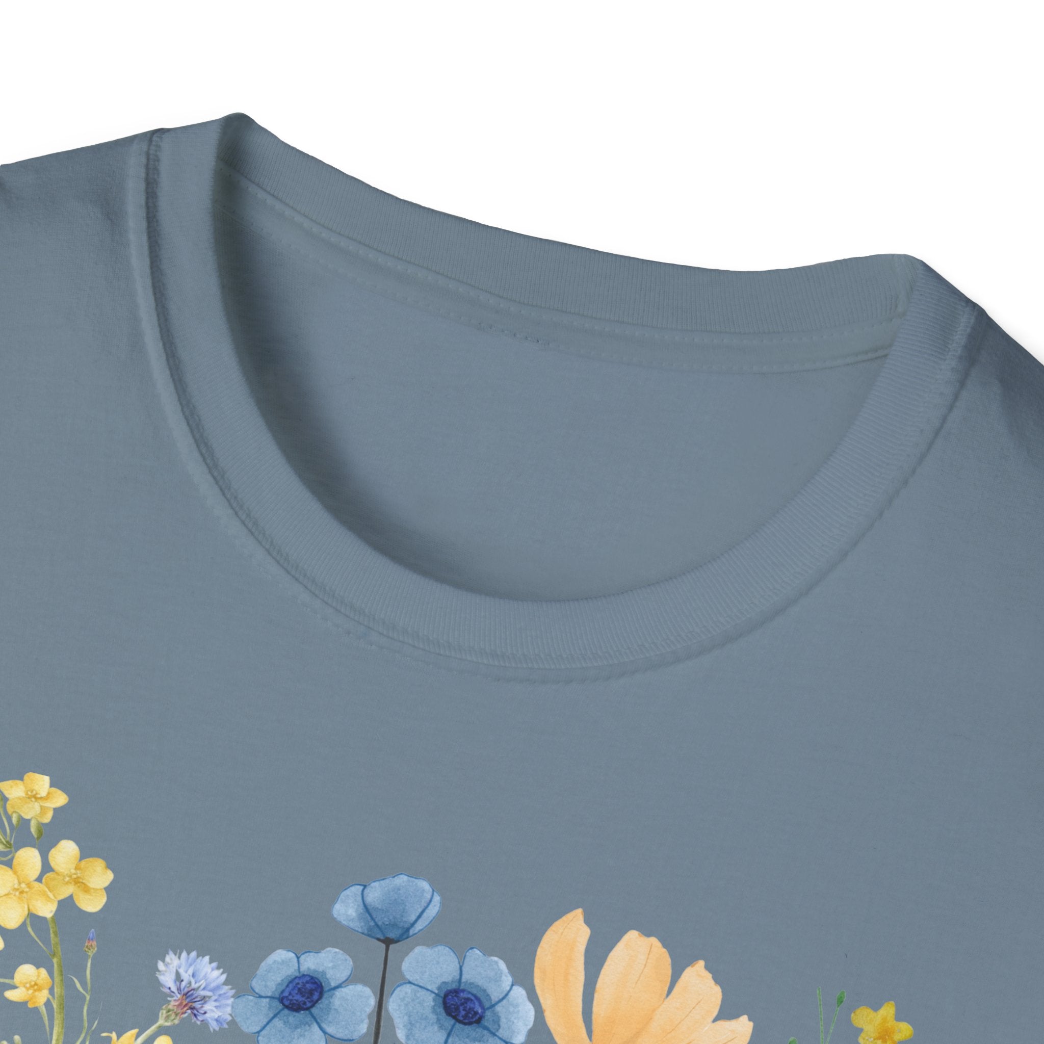 Breathe Wildflowers Tee — Watercolor Butterflies & Floral T-Shirt
