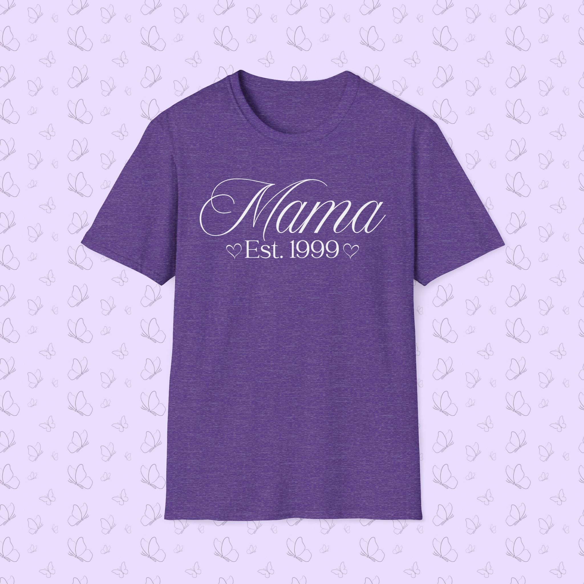 Mama Established Year T-Shirt — Customizable Mom Shirt