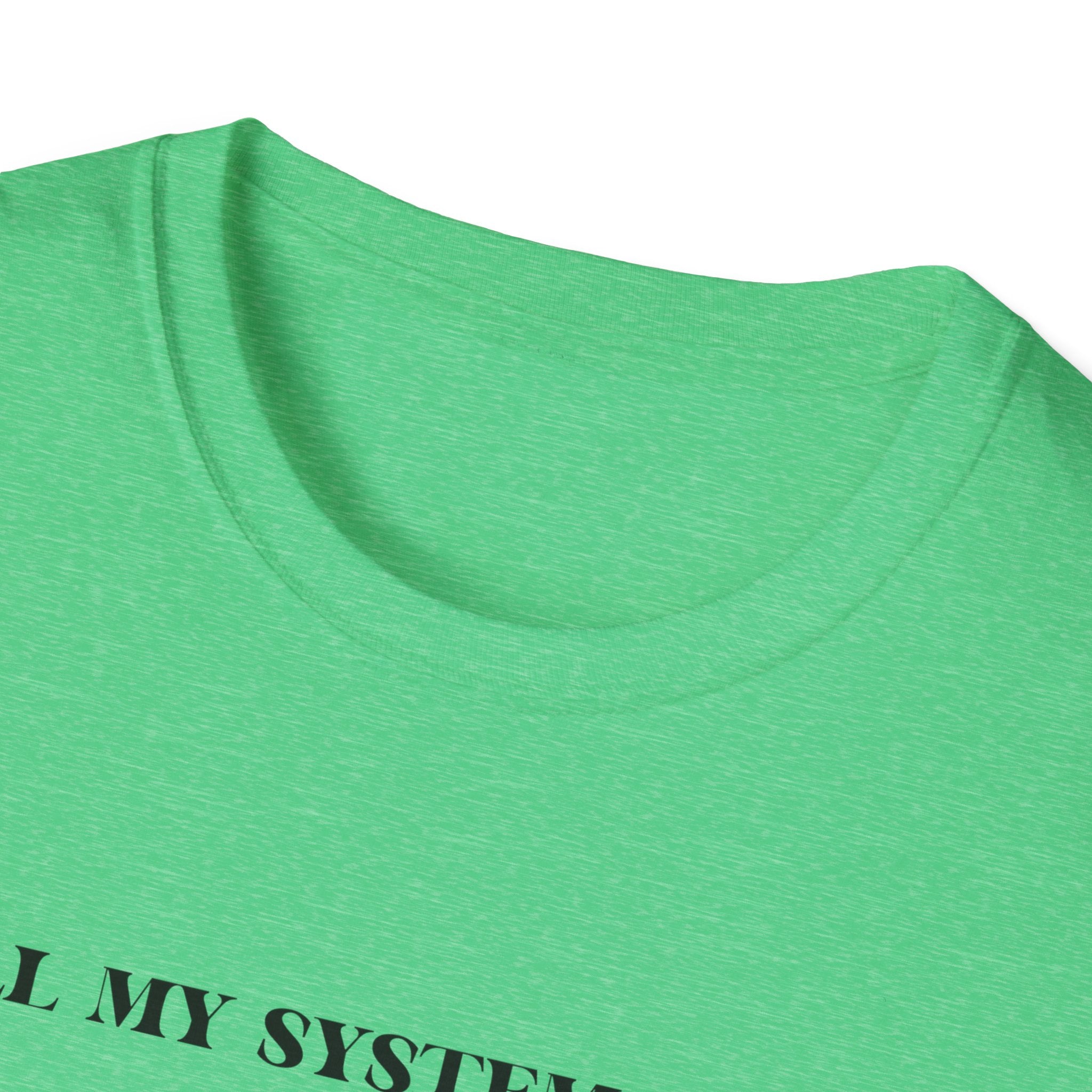Nervous Dog T-Shirt – 'All My Systems Are Nervous' Graphic Tee
