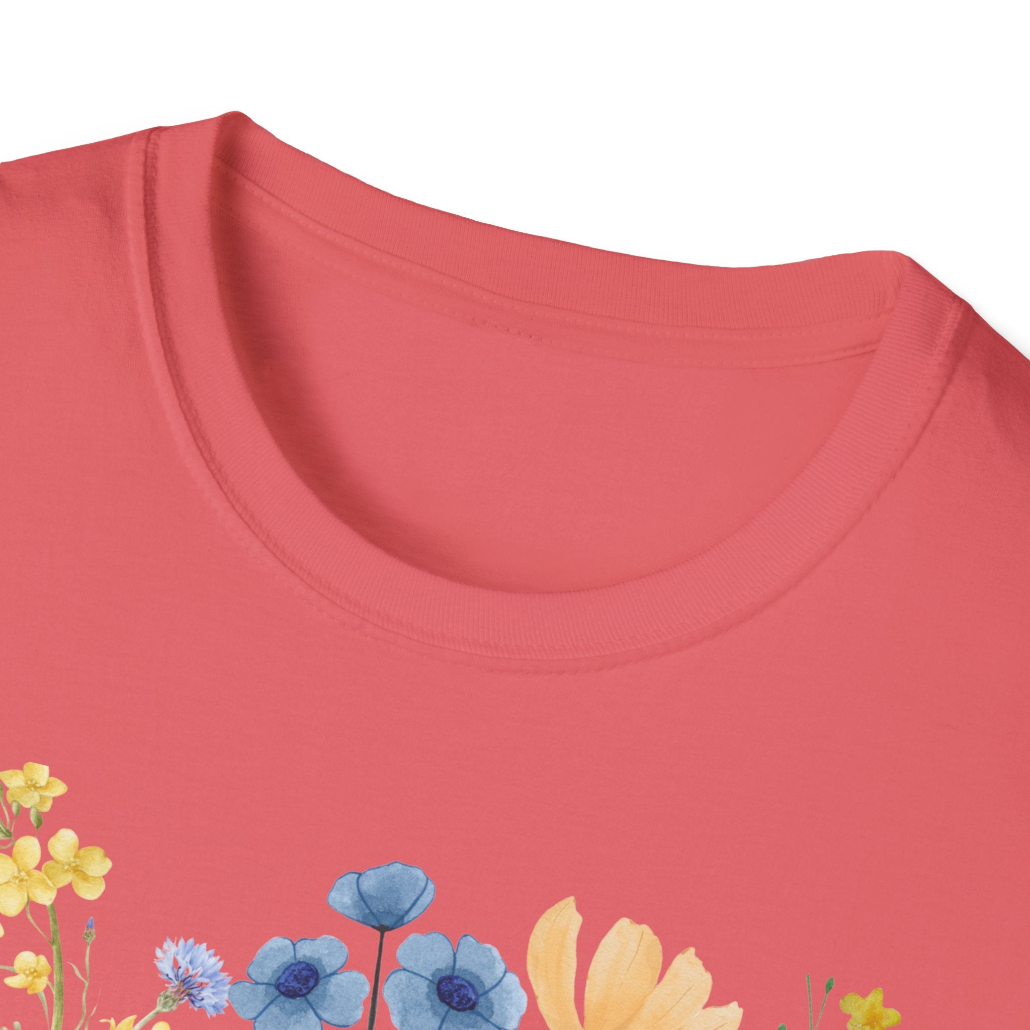 Breathe Wildflowers Tee — Watercolor Butterflies & Floral T-Shirt