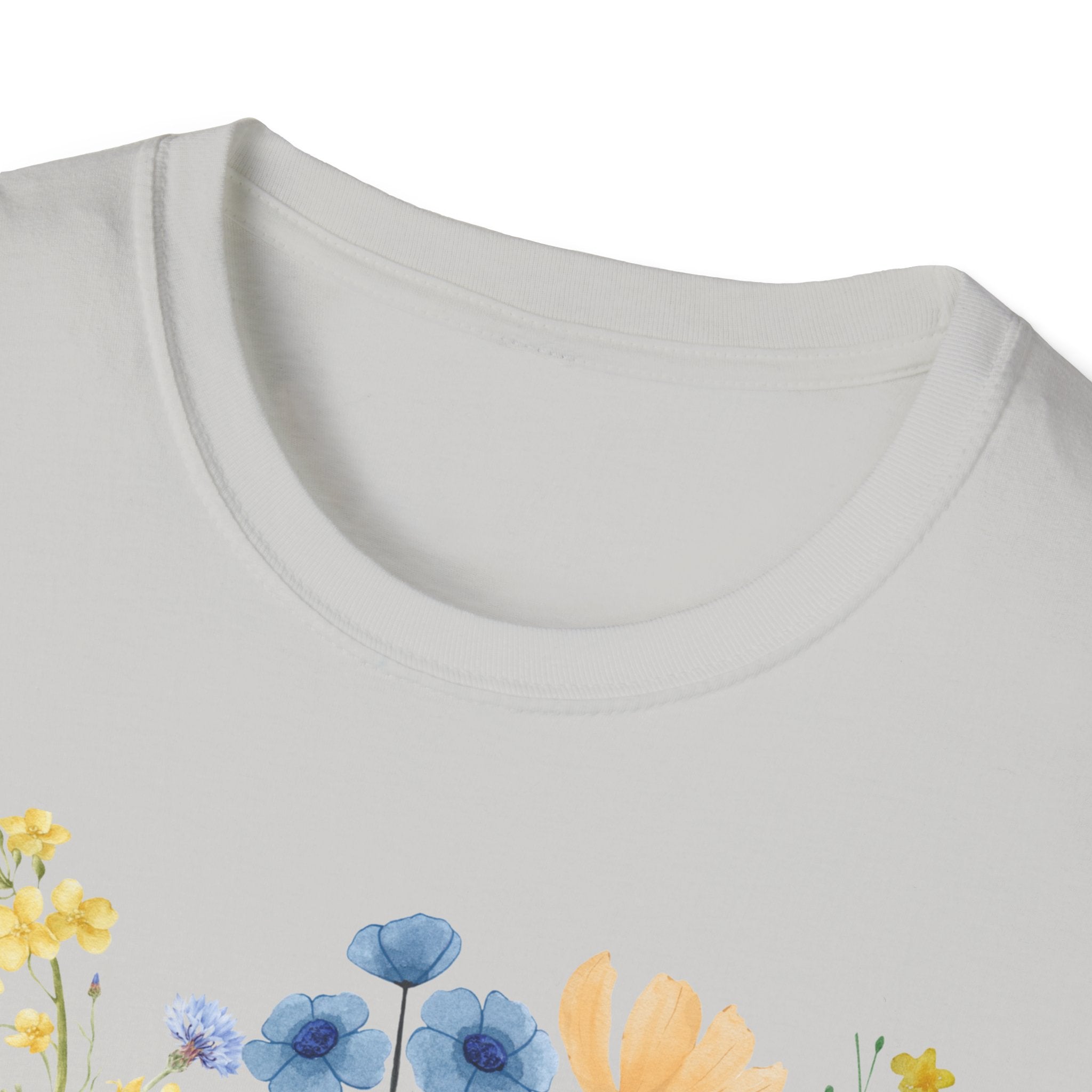 Breathe Wildflowers Tee — Watercolor Butterflies & Floral T-Shirt